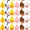 Roshtia Farm Animal Cups with Straws and Lids 11 oz