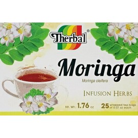 Therbal Moringa TE DE MORINGA Therbal MORINGA TEA 25 BAGS 2 gr each Therbal Brand Made in Mexico