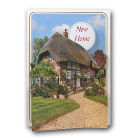 The Pictoria Press NEW HOME - Garden Cottage - a 3D Pop Up Greeting Card from