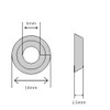 No.8 A2 Stainless Steel Screw Cup Washers - To fit