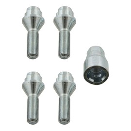 febi bilstein 27052 Wheel Bolt Kit lockable, pack of one, chrom