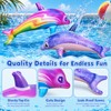 2 Pack Inflatable Dolphin Beach Inflatables 90cm Large Dolphin Float