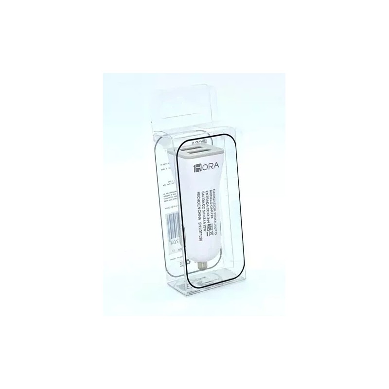 Total Supplier Cargador Automóvil 2.4a Doble Usb Carga Rapida 12w