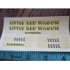 BALDWIN VINTAGE NEW OLD STOCK LITTLE RED WAGON STICKERS