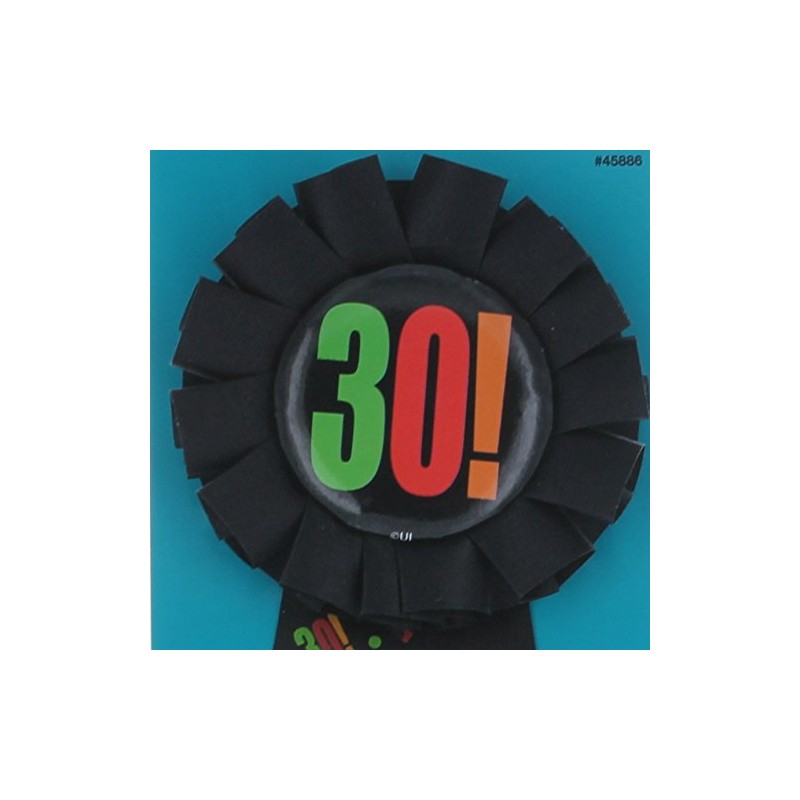 Unique Party 45886 - 30th Birthday Cheer Rosette