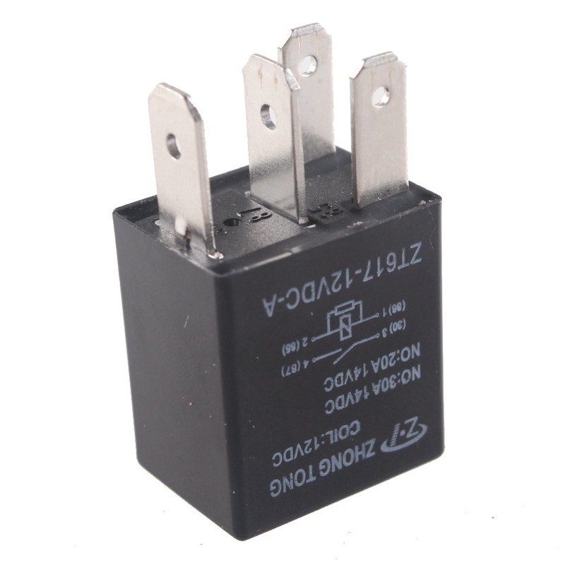 Mintice™ 5 X 30A 12V 4Pin Car Vehicle Auto Relay