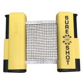 Sure Shot Flex Table Tennis Net and Post, yellow / black