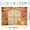 Alltten 7x5ft Fall Photography Backdrop Thanksgiving Day Backdrop Farm Barn