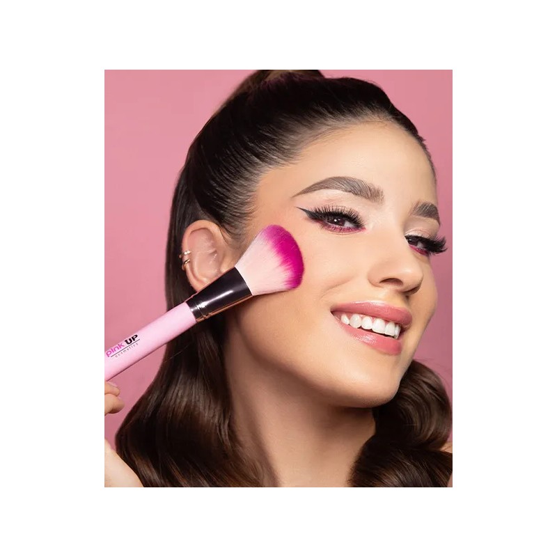 Pink Up, Brocha De Ojos Para Difuminar, Cerdas Suaves, Pk24