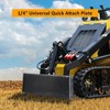 1/4" Quick Attachment Mount Plate Skid Steer Compatible with Dingo
