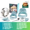 MUMSUNG Empanada Maker Press, 4Size (6"+4"+3"+2.6") Professional Dumpling Maker Mold