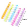 30cm Korean Folding Ruler Plastic Drawing School Stationery Students Kids