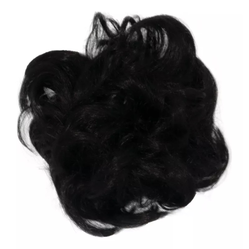 SM Extensión De Cabello Moño Ondulado Chongo Postizo Scrunchie