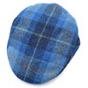 Mens Harris Tweed Flat Cap Comfort Fit Quilted Lining Made
