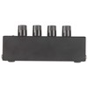 4 Channel Line Mixer Stereo Compact Low Noise Adjustable Volume
