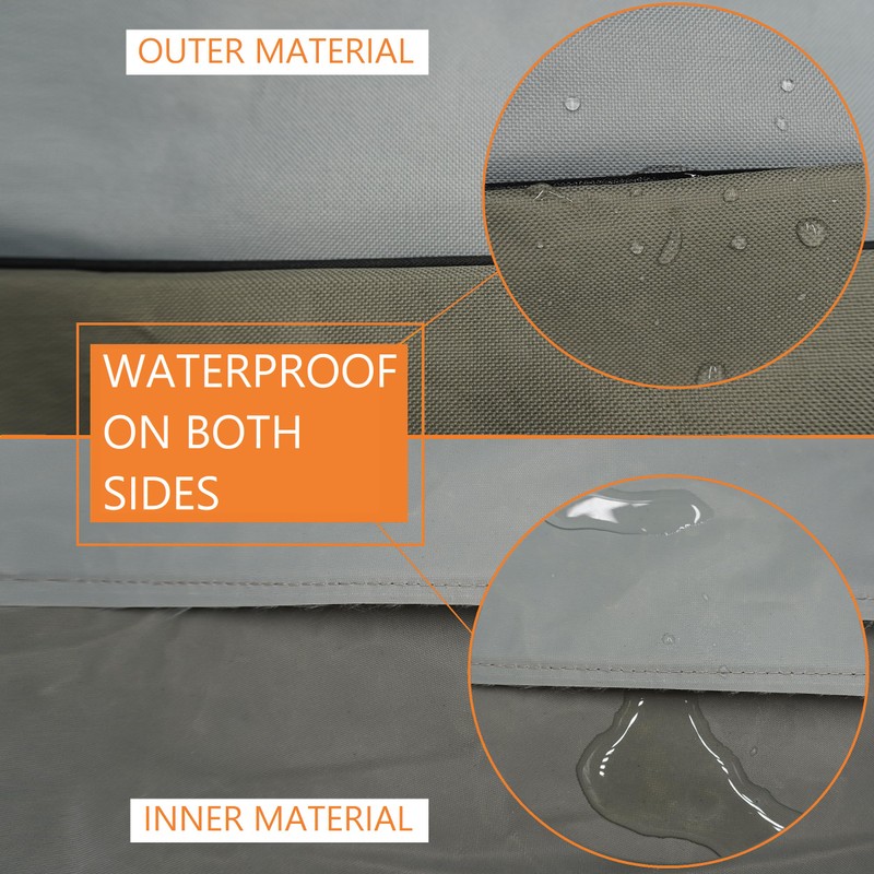 MODERN WAVE - Extra Thick Air Conditioner Cover for Outside
