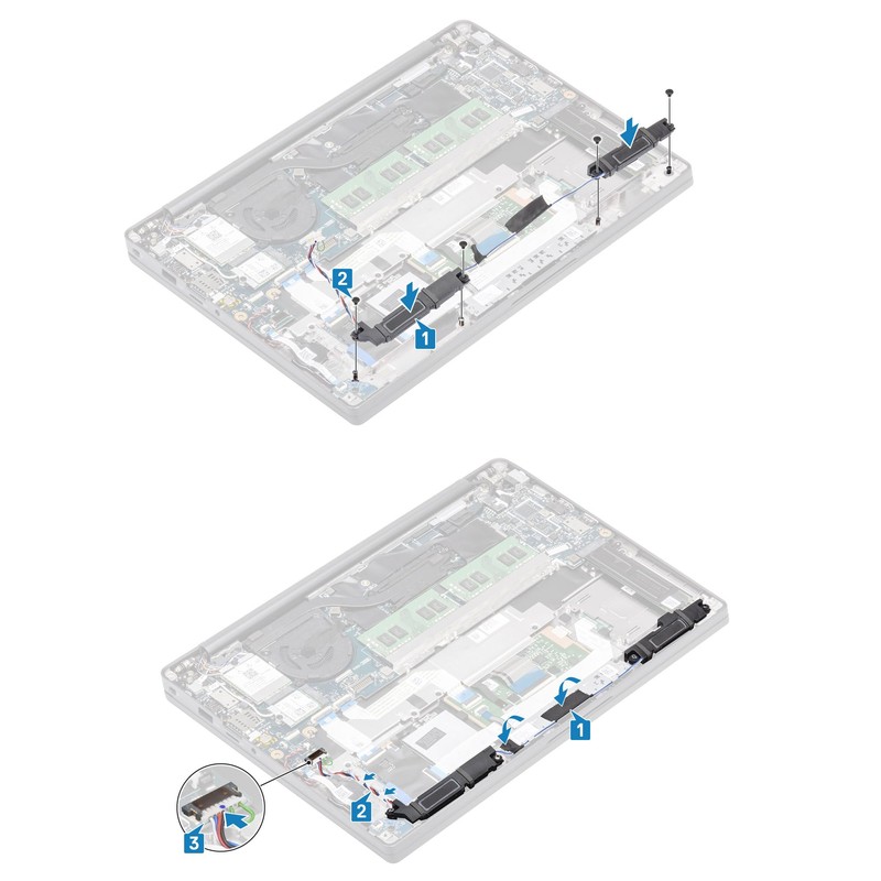 Deal4GO Internal Speaker Assembly P743W 0P743W PK23000YM00 Replacement for Dell
