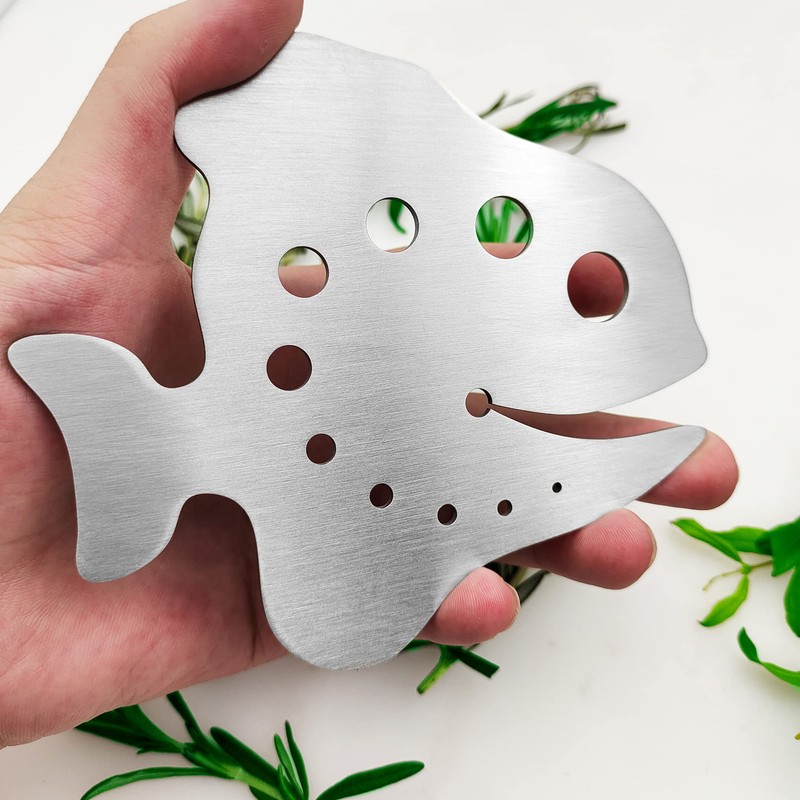 Premium Stainless Steel Herb Stripper, Leaf Stripper Tool for Kale,