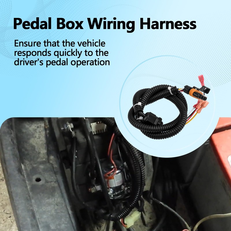 Pedal Box Wiring Harness 48V Compatible with EZGO Electric PDS