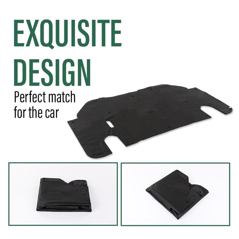 LQI Hood Insulation Pad 1/2" with clips Compatible with Ford