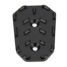 Generic Motorcycle Brake Pedal, Rear Brake Extension Pedal Aluminium CNC Aluminum Alloy Motorcycle Accessories Replacement Lever Extender Extension Enlarge Pad (Black)