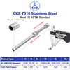 CKE 100 Pack Cable Railing Kit - Hand Swage Threaded