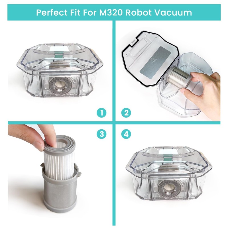 Lefant Parts HEPA Filter 4 PCS only for Lefant M320