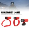 3Pcs USB Rechargeable Wrist Band Torch Wrist Ankle Light Flashlight