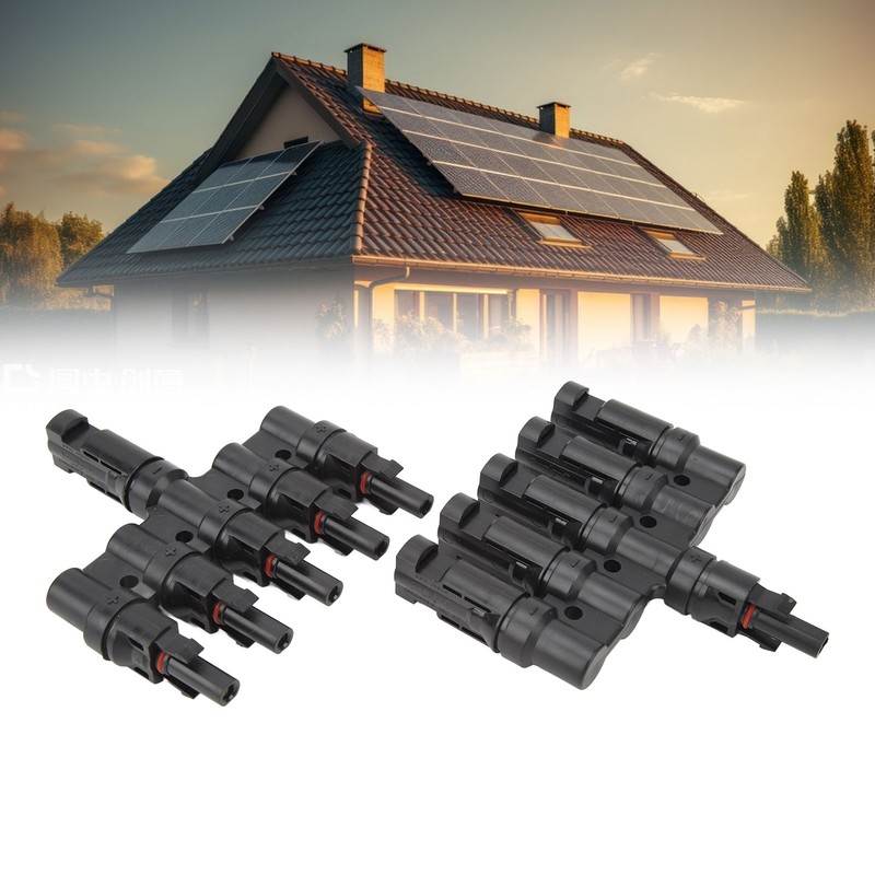 Solar T Branch Connector 1 to 5 PPO IP67 Waterproof
