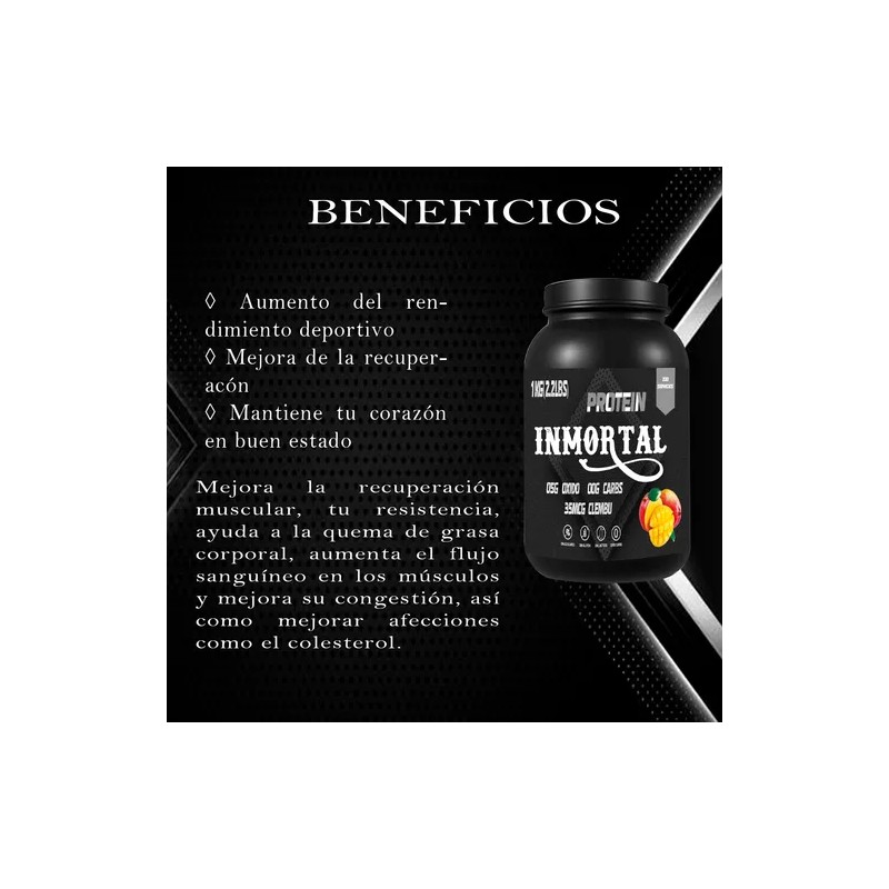 Óxido Nítrico Clembuterol Protein Inmortal 1kg