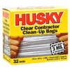 Husky Heavy Duty Clean-Up Trash Bag, Polyethylene Resin, 42 gal,
