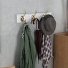 IBosins 32 Pack Antique Brass Coat Hooks Wall Mounted with
