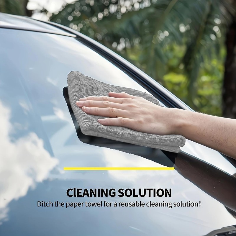 AZURE HOLDINGS Microfiber Cleaning Cloths – 10 Pack Ultra Absorbent,