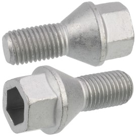 AERZETIX - C70322 Set of 2 Wheel Bolts M12 x 1.5 Compatible with Citroën, Peugeot, Toyota OE Numbers 5405.77, 90942-W2001