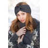 Neverless® Knitted Winter Headband with Knot, Ear Protection for Women