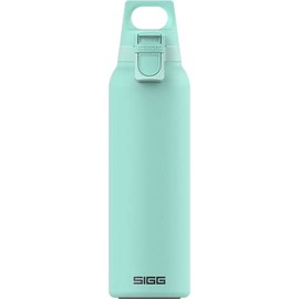 SIGG - Insulated Water Bottle - Thermo Flask H&C ONE Light Glacier - Removable Tea Infuser - Leakproof - BPA Free - 18/8 Stainless Steel - Light Blue - 19 Oz