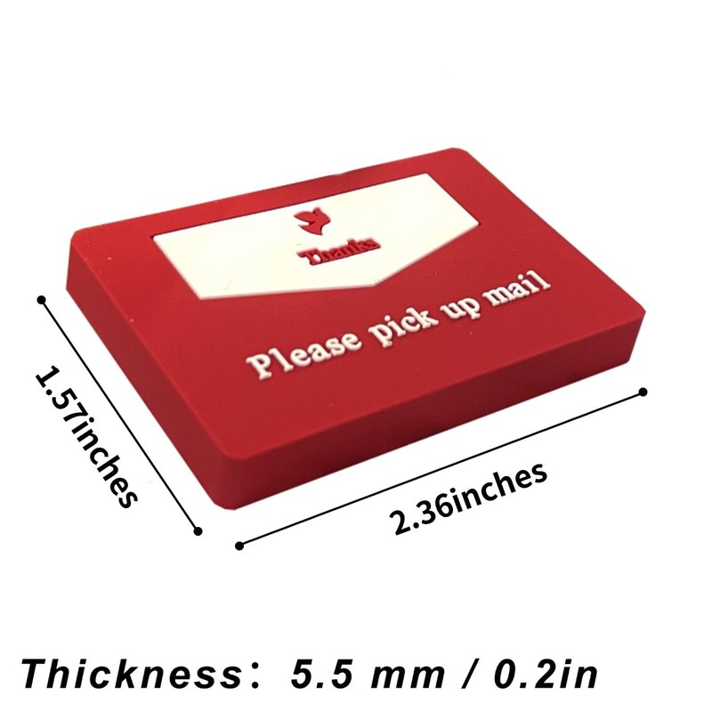 YeeBeny Mailbox Flag with Bright Red Background - Outgoing Mail