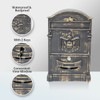 Yoocabinet Wall Mount Mailbox, Large Capacity Mailbox for Outside,Aluminum and