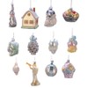 Kurt S. Adler 3 to 4.375-Inch Glass Bridal Ornament Set,