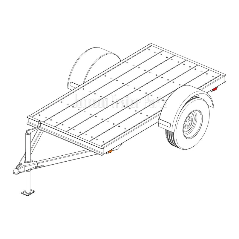 Johnson Trailer Parts 4′ x 8′ Utility Trailer Plans –