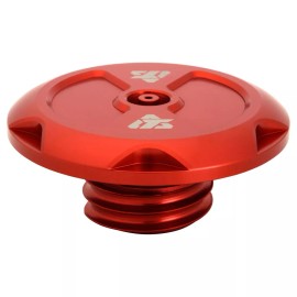 Tusk Billet Aluminum Gas Cap Red For HONDA CRF110F CRF125F 2019-2025