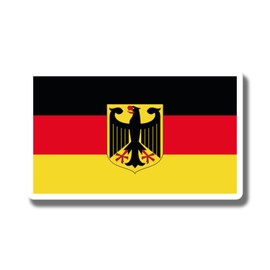 Germany Flag Magnet - German Eagle Flag Fridge Magnet - Patriotic Deutschland Emblem Magnet - Unique German Souvenir Fridge Decor - AAMT0765