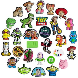 Shoe Charms Assorted Decorations for Teens and Adults Clog Accessories Party Favors, Rubber