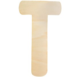 Wooden Letters T Large Wooden Letters 12 Inch Unfinished Wood Letters for Wall Decor Crafts Blank Big Alphabet Board Painting Hanging Home Baby Nursery Wedding Party Room Name Sign DIY Decoration
