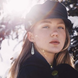 BESTEEL 925 Sterling Silver Tear Drop Earrings Dangle for Women CZ Earrings Long Pendant Fashion Jewelry Gift Elegant Vintage