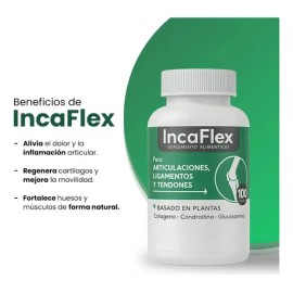 Supervits Incaflex 100capsula Articulaciones Glucosamina Sin Sabor