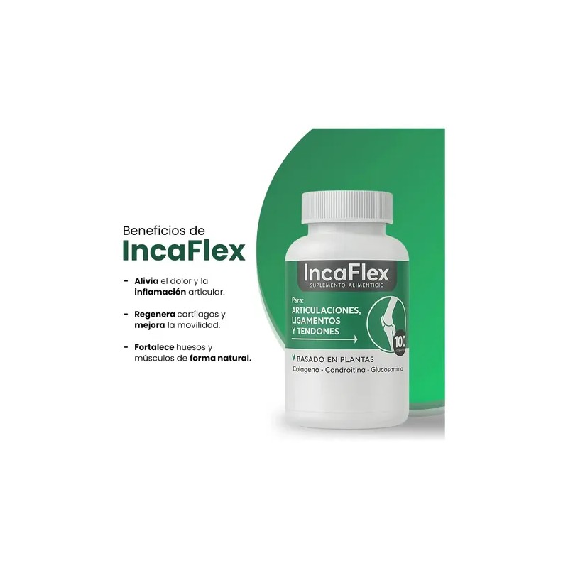 Supervits Incaflex 100capsula Articulaciones Glucosamina Sin Sabor