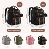 Maelstrom Diaper Bag Backpack,Baby Bag,23L-30L Expandable Diaper Backpack for Mom