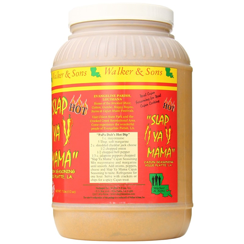 Slap Ya Mama Cajun Seasoning Blend, Hot, 7 Pound