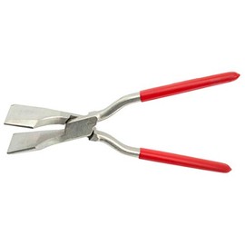 Stubai 282451NR"Nirolook" Corner Seaming Pliers with PVC Coated Handles, Black/Red, 60 mm